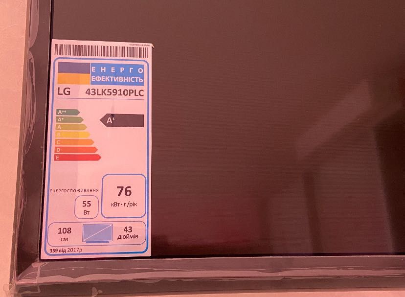 lg43lk5910plc реальнi фото на стiну Black Friday