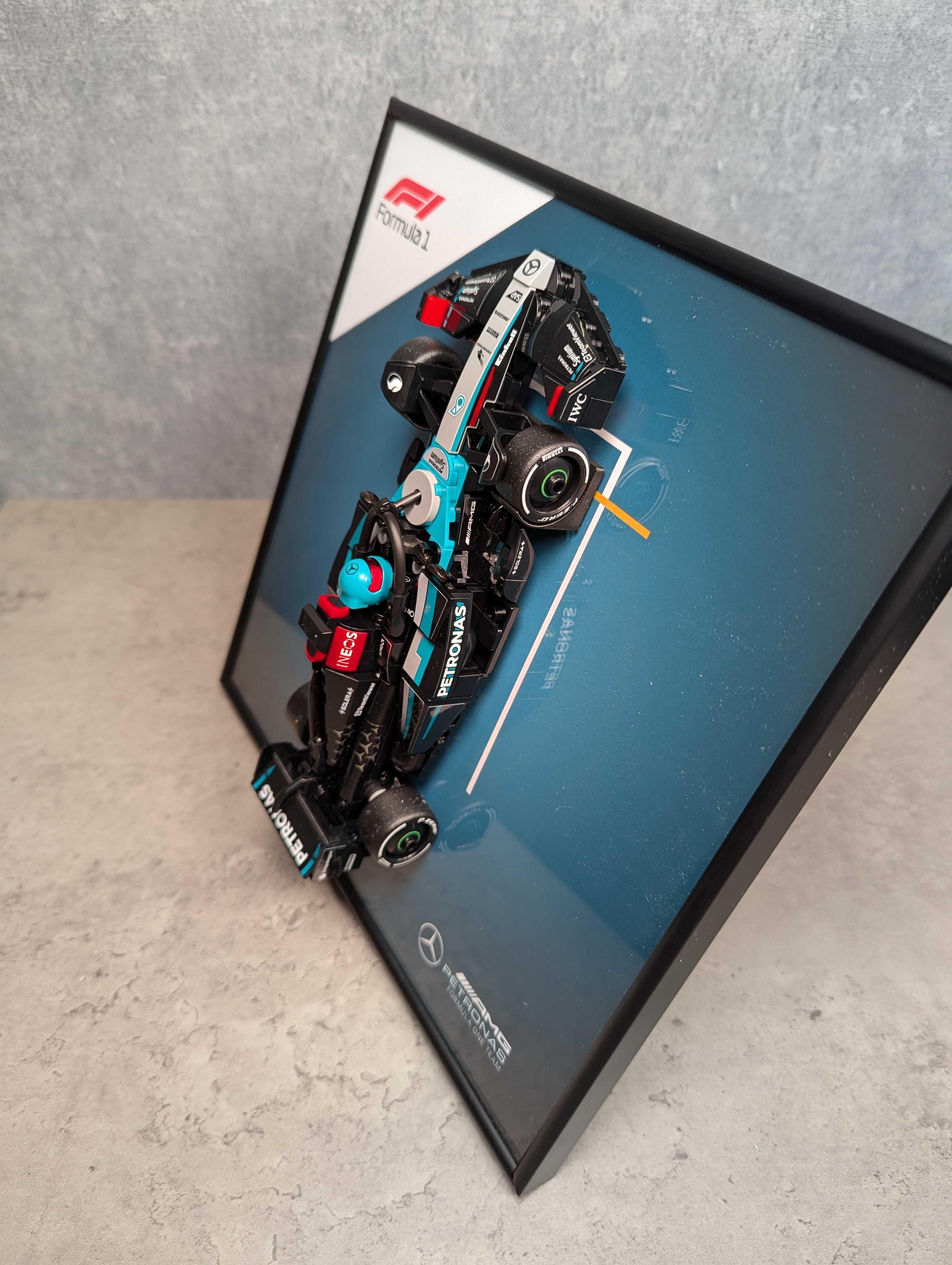АРТ Рамка 2в1 для LEGO Speed Champions F1 Mercedes-AMG W15 77244 2024