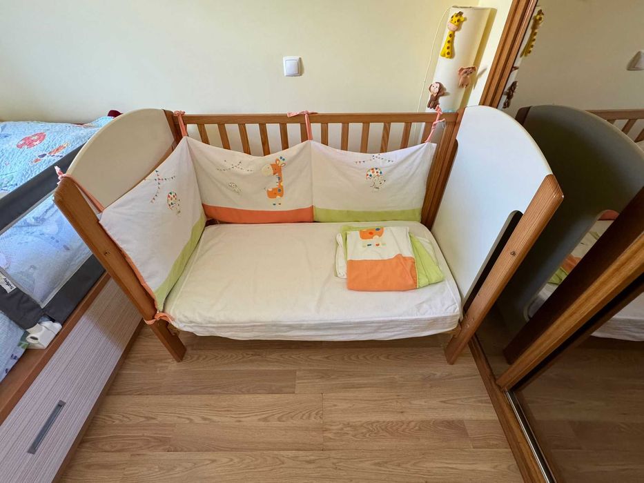 Cama de Grades & Colchão & Textil Cama