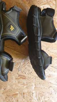 Sandały sportowe Fils 39,zielono-czarne,używane