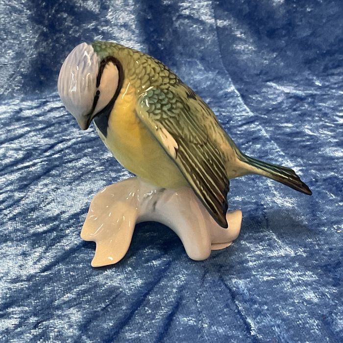 Ave porcelana pintura manual