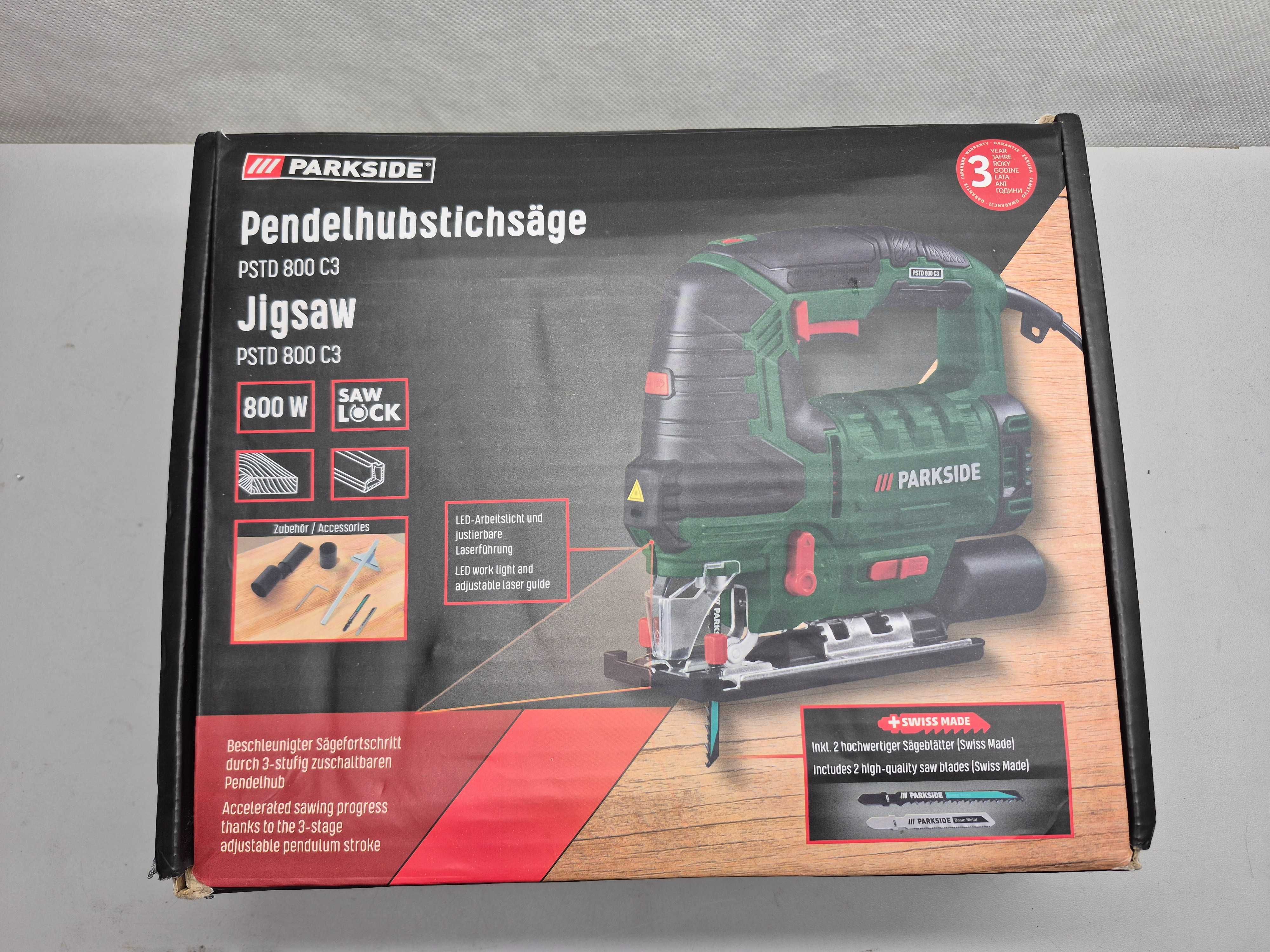 Wyrzynarka Parkside PSTD 800 C3; Madej S.C. Igielna Jasło