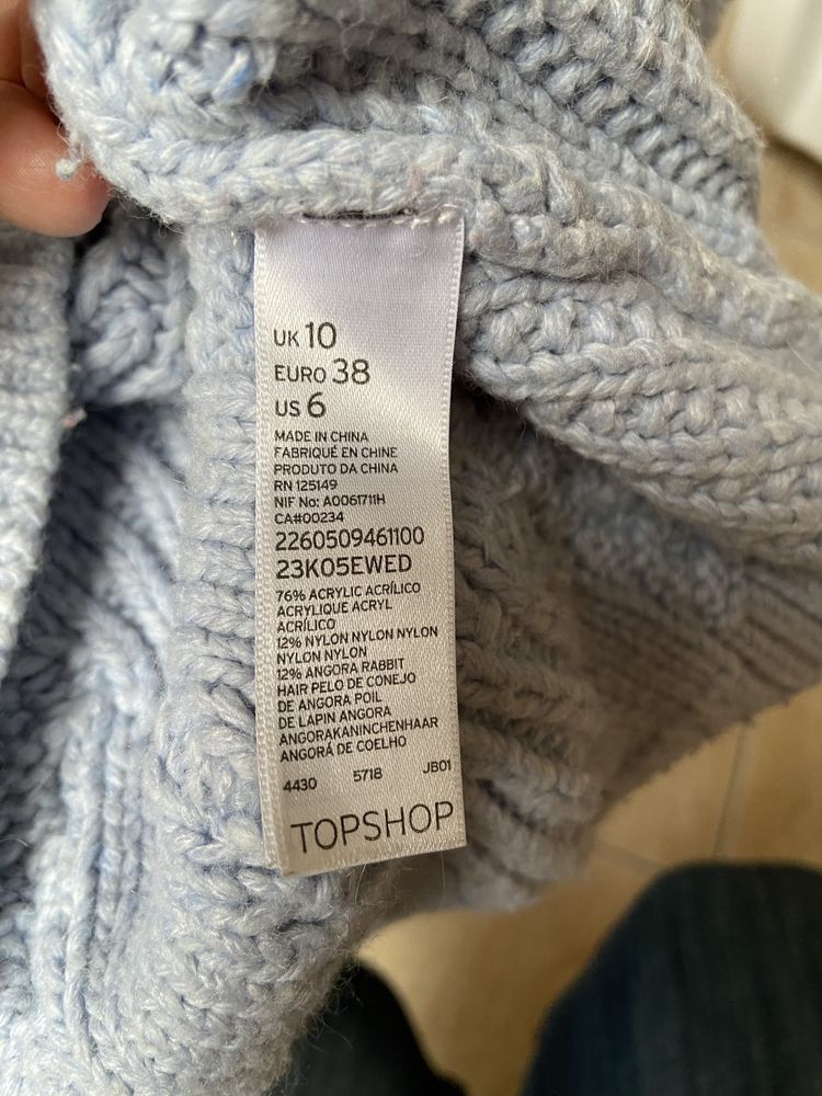 Sweter błękitny