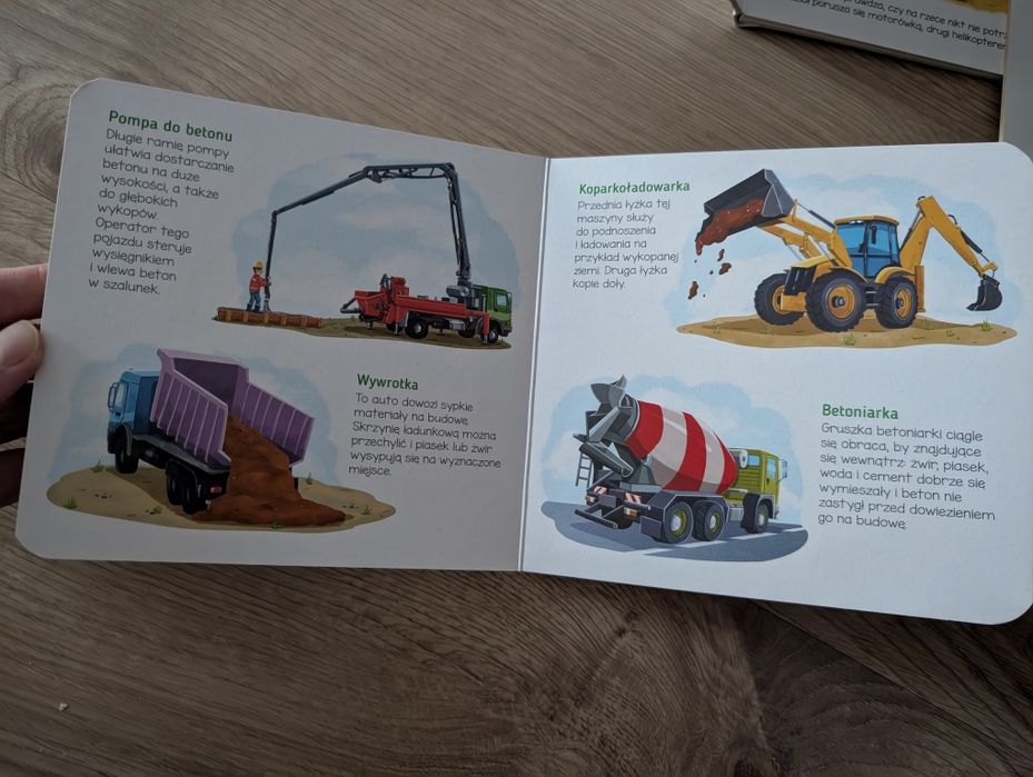 Książeczki z serii Co słychać na budowie