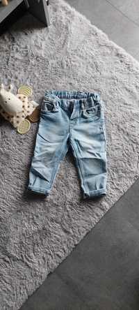 Spodnie jeansy 74 H&M