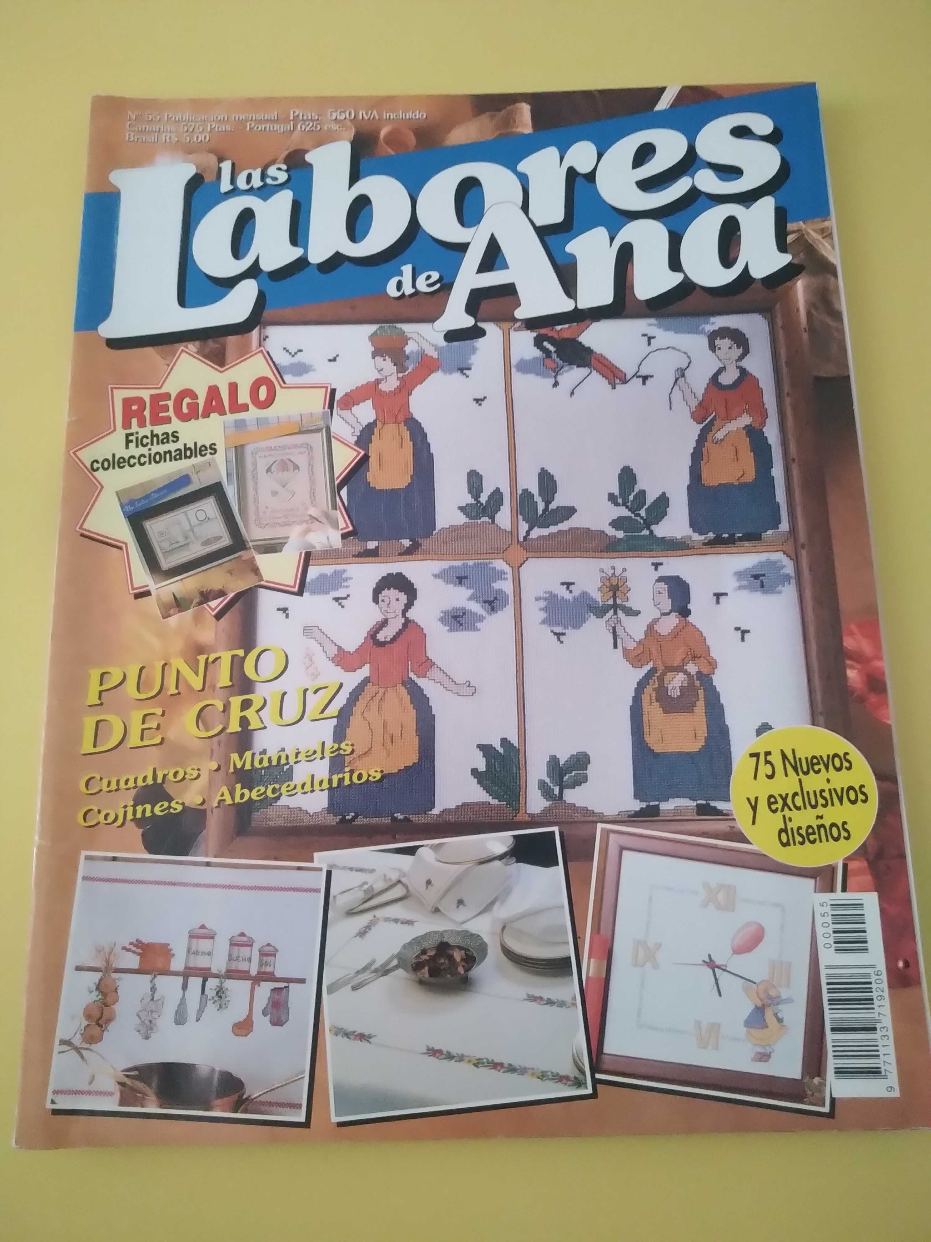 Revistas de bordados de ponto de cruz