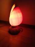 Lampka nocna muszla Vintage rękodzieło