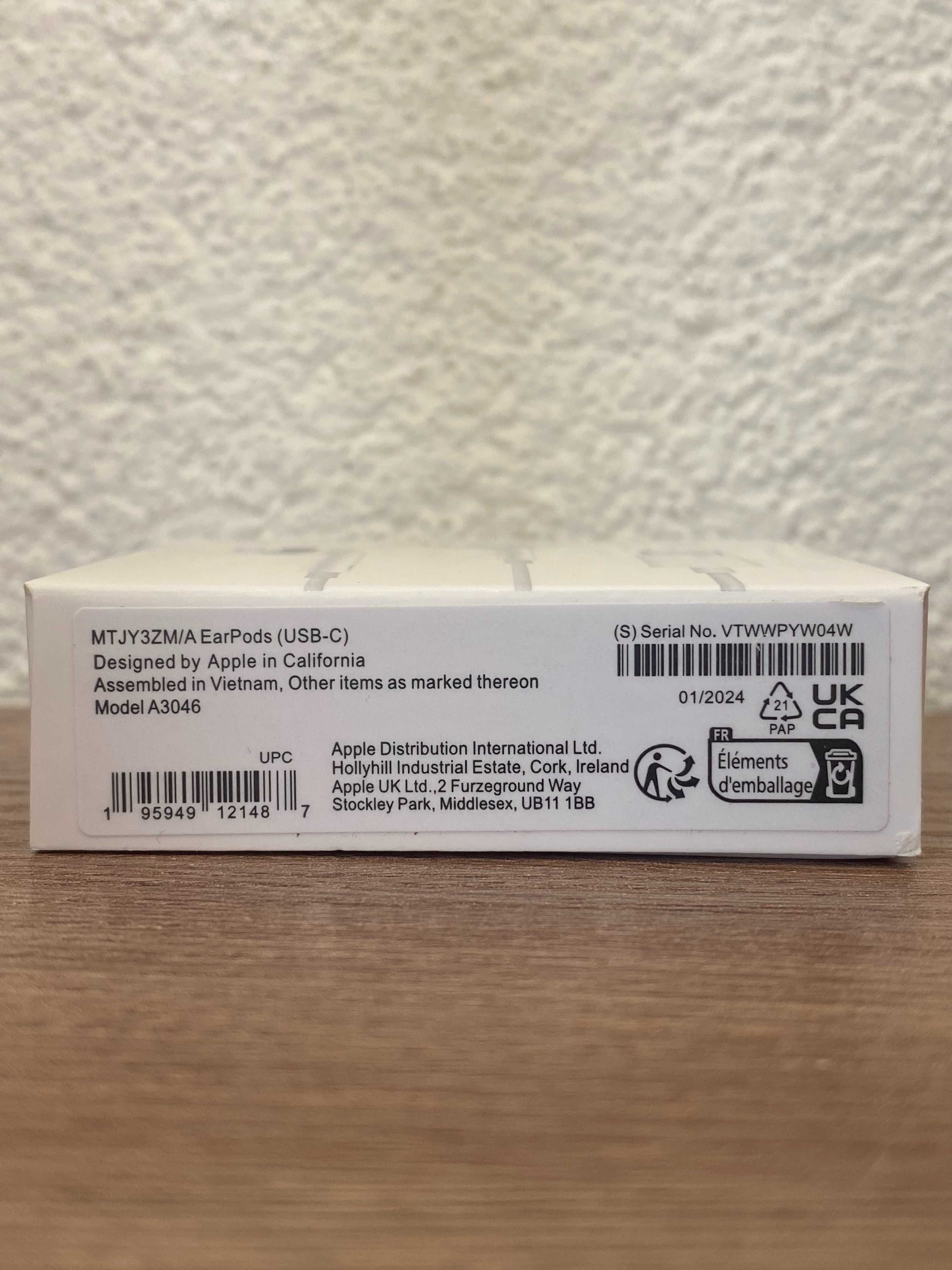 Нові Apple Earpods USB-C | Провідні навушники Type-C MTJY3AM/A