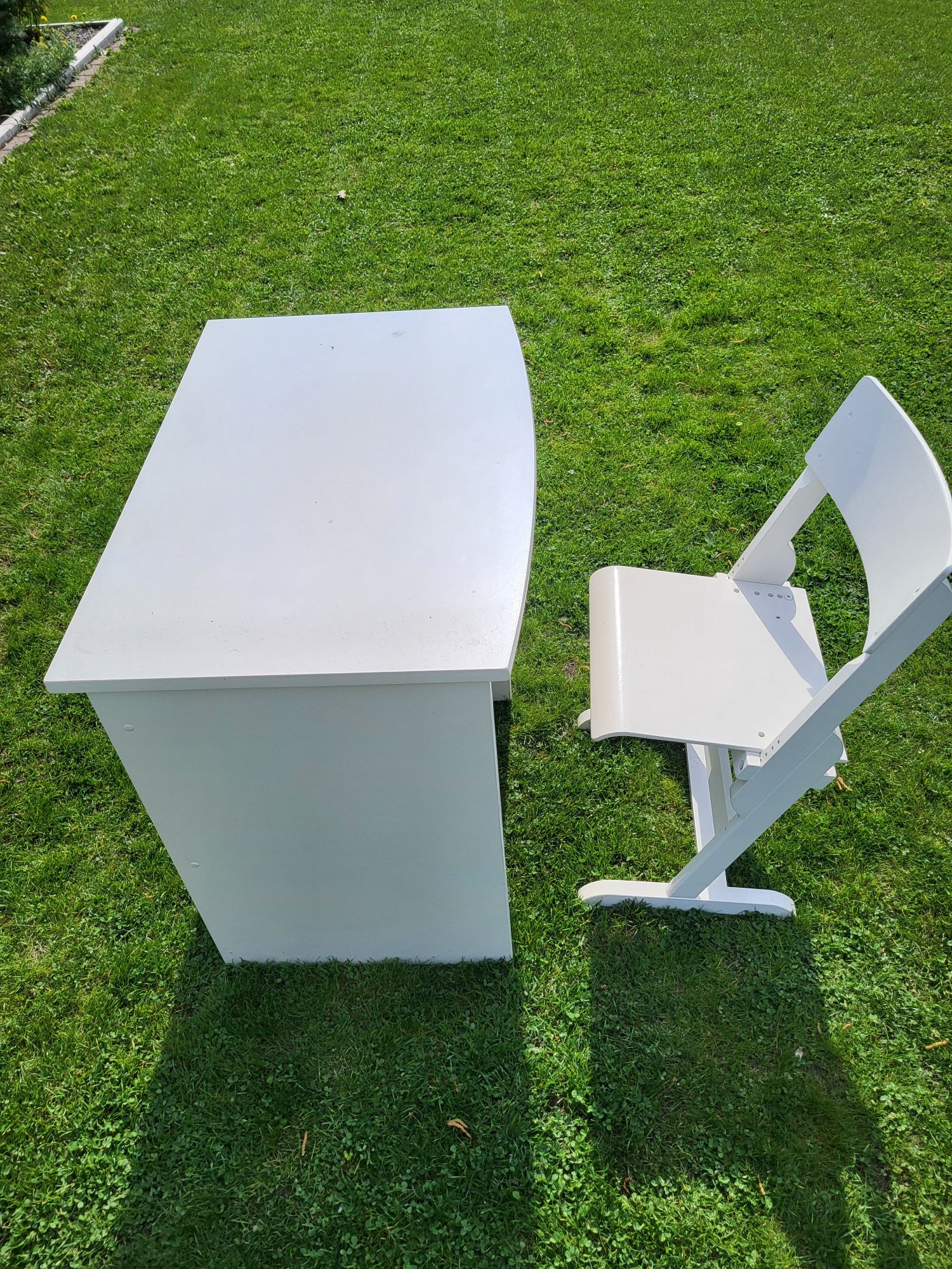 Biurko +  krzesło białe