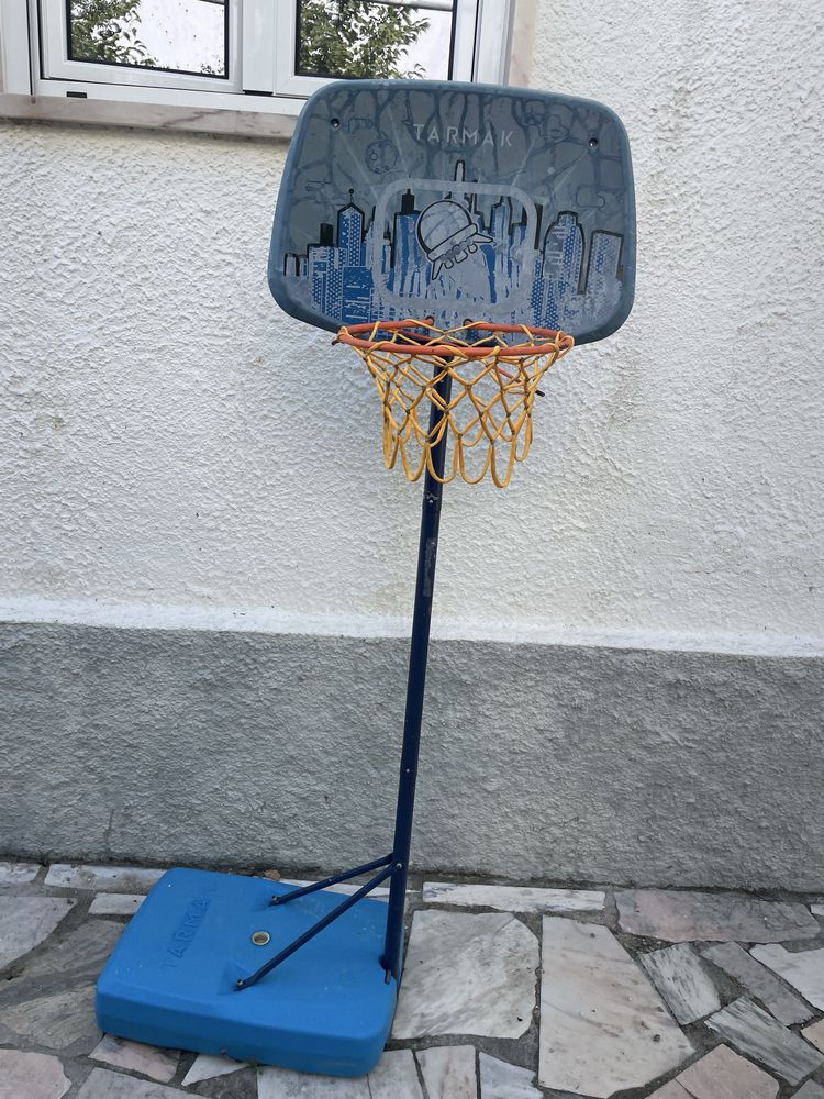 Cesto de basket com suporte