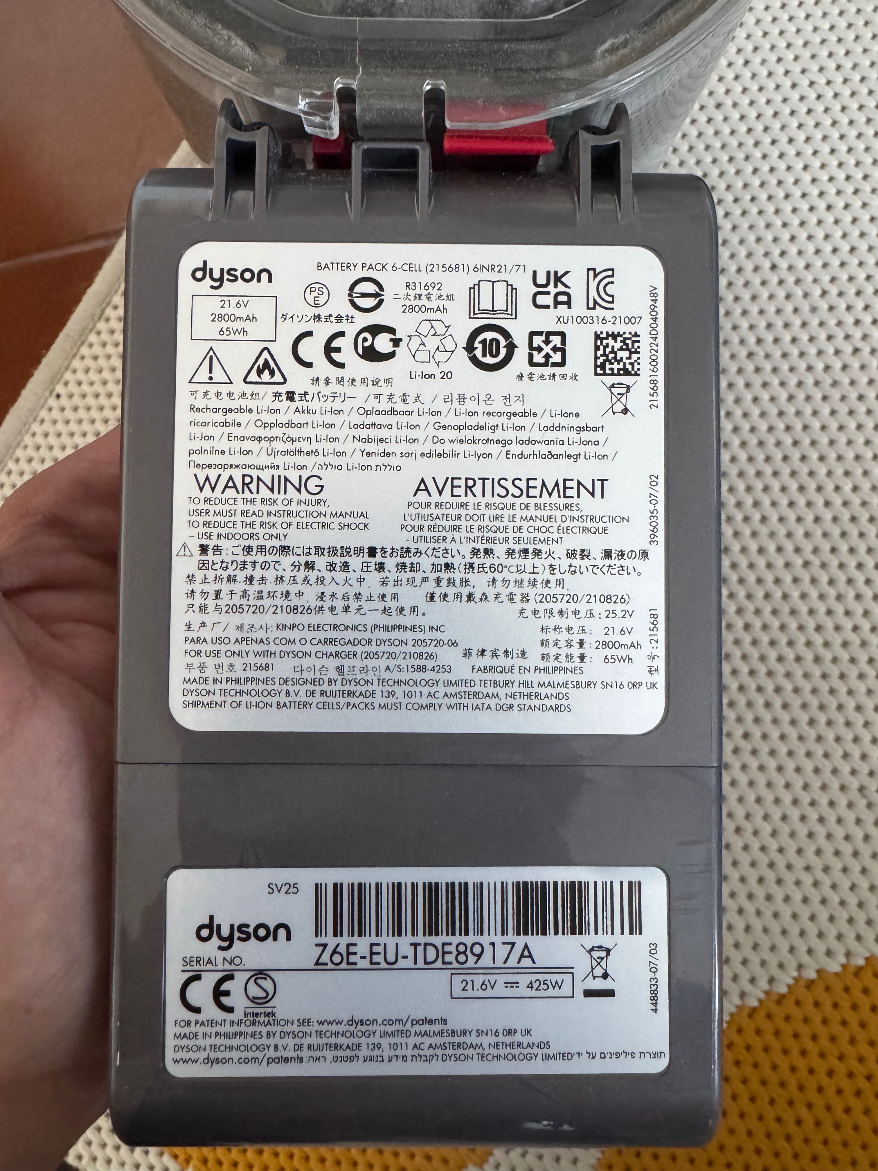 Aspirador Dyson V8 Advanced