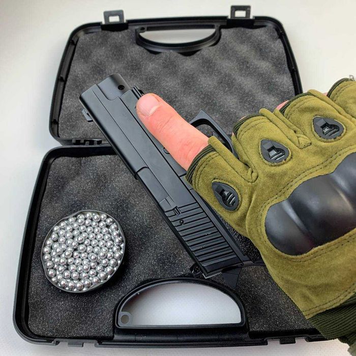 Металевий пістолет Sig Sauer на пулях 6мм для дітячий залізний Іграшка