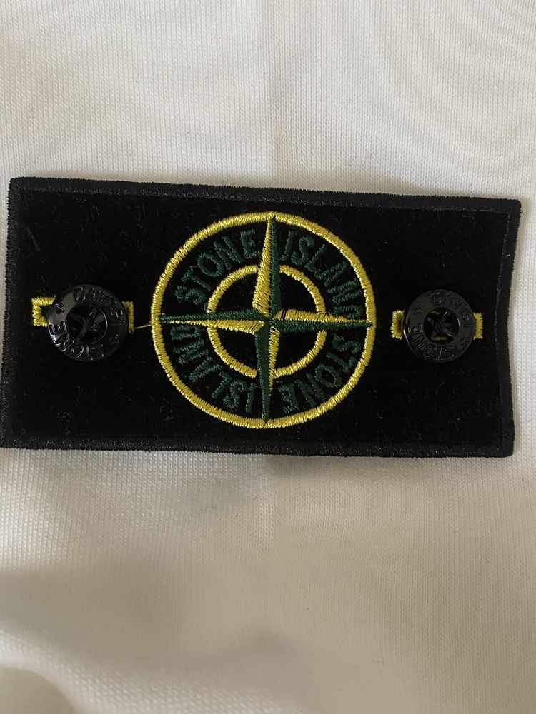 Sweat/Camisola Stone Island Branca L nova com etiquetas
