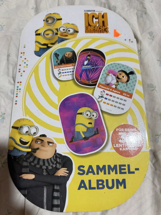 Полный альбом 3D MINIONS 36 карток