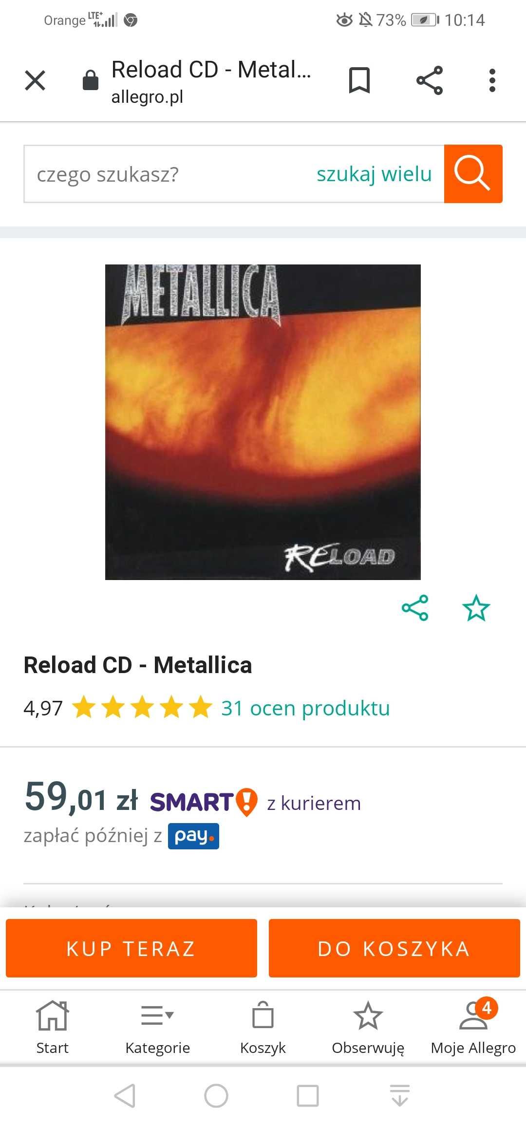 Metalica-Reload CD