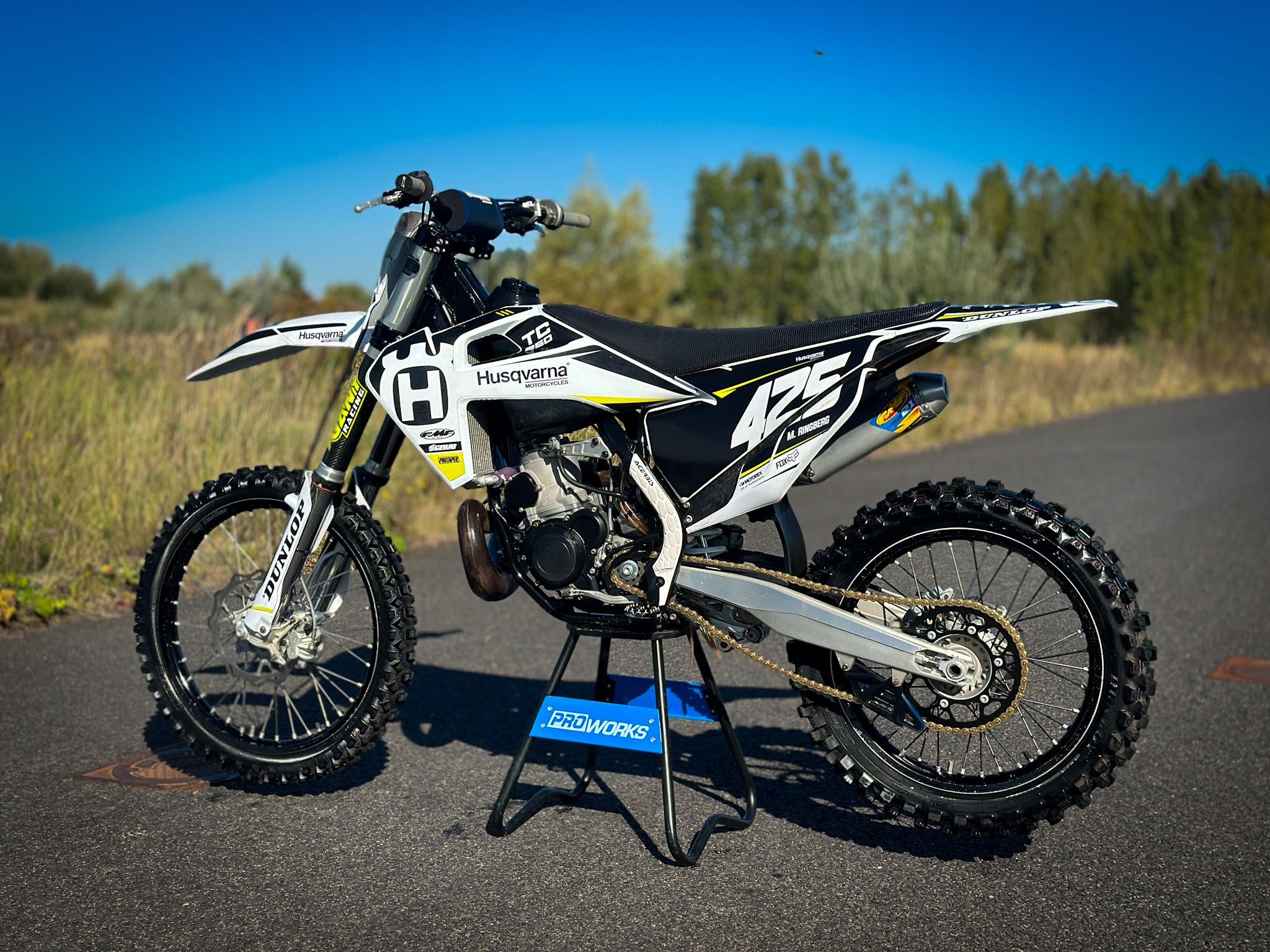 Husqvarna TC 250 cc rok 2019 - FMF 2.1 - MXTech - Nicasil