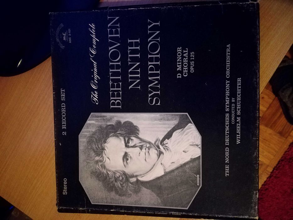 Disco vinil antigo especial Beethoven 9 Simphony Alshire