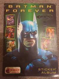 Caderneta Batman Forever incompleta