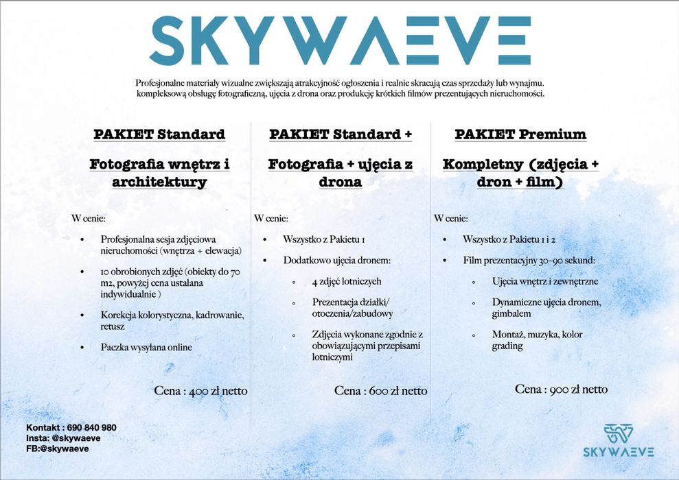 Zdjecia z drona/fotografia nieruchomosci