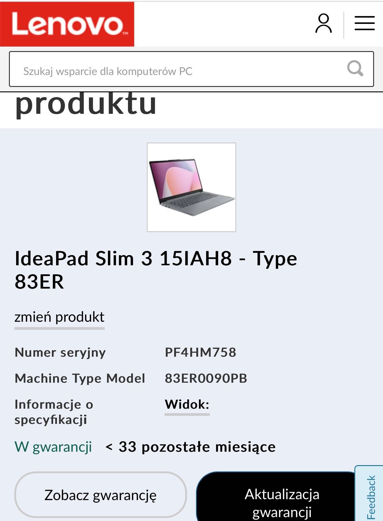 Lenovo IdeaPad Slim 3 151AH8