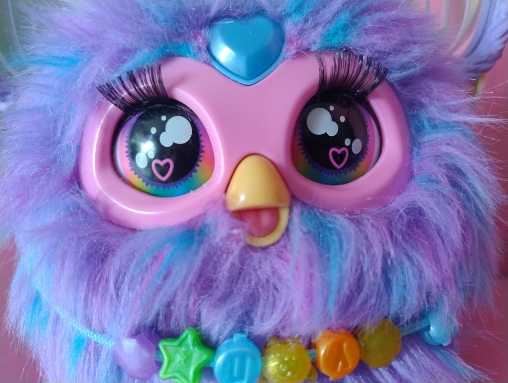 Śliczny Furby 2.0 maskotka fioletowa