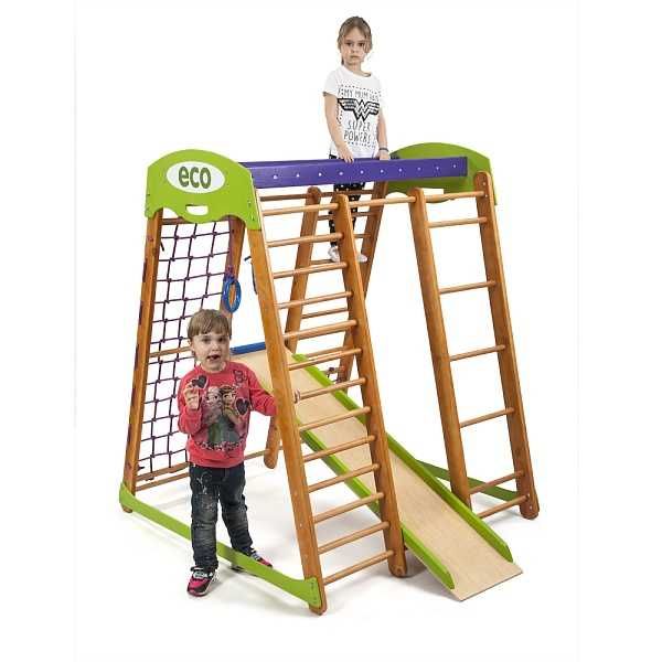 Дитячий спортивний комплекс Карапуз Міні SportBaby горіх