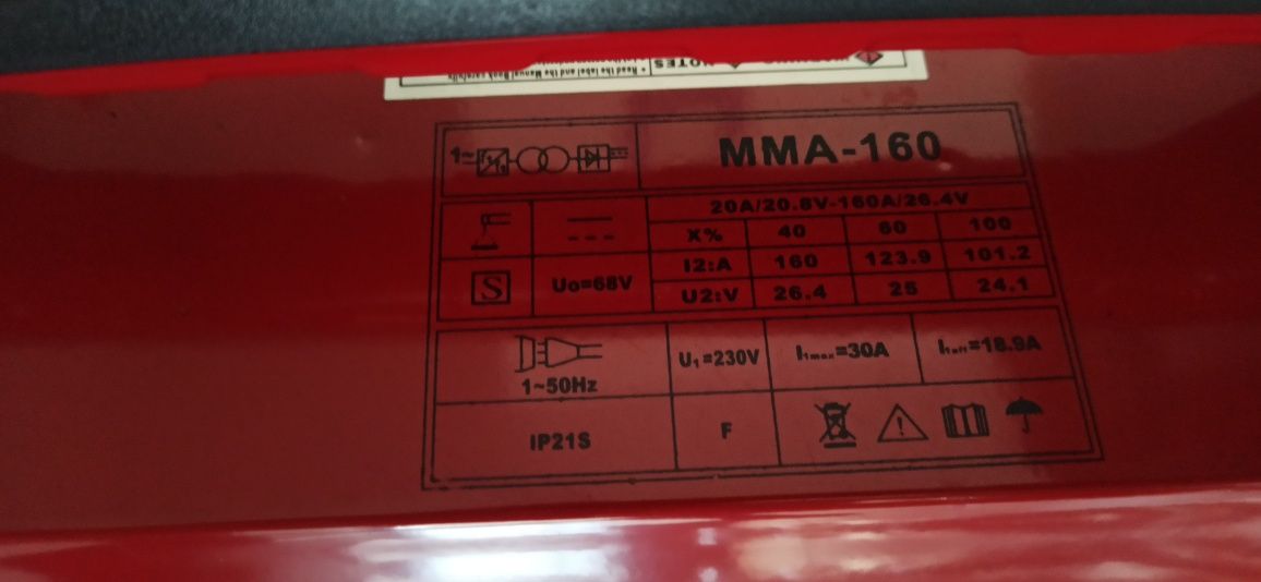 Máquina de soldar inverter portátil