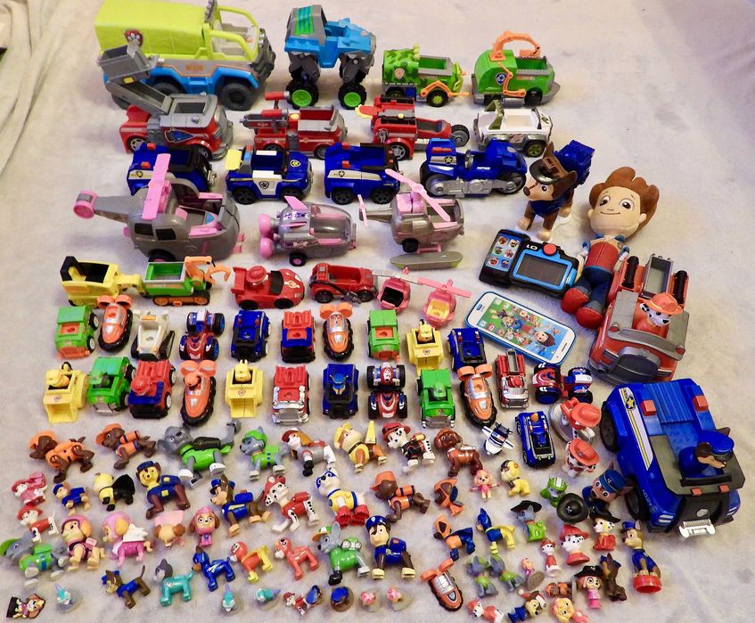 Zestaw Psi Patrol, duży 113 sztuk