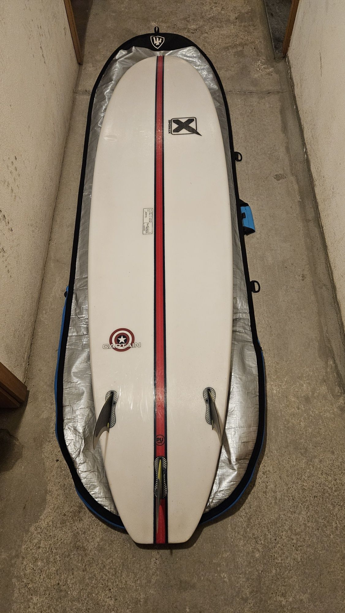 Prancha Surf 7.4" (com finos FCS II + Capa)