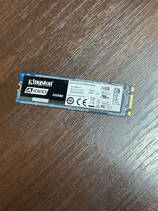 SSD Kingston nvme
