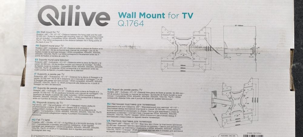 Uchwyt naścienny do TV
