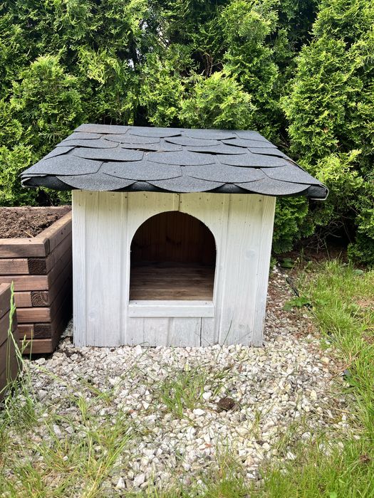 Drewniana buda dla psa