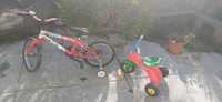 Bicicleta criança e triciclo