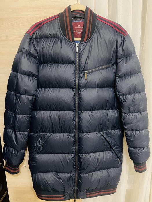 Чоловіча куртка - бомбер  подовжена «AUDIMAS»