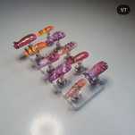Kolorowe Tipsy Trumienki Press On Nails
