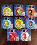 Bundle 9 figuras Sonic 3 (Happy Meal Mac Donalds)