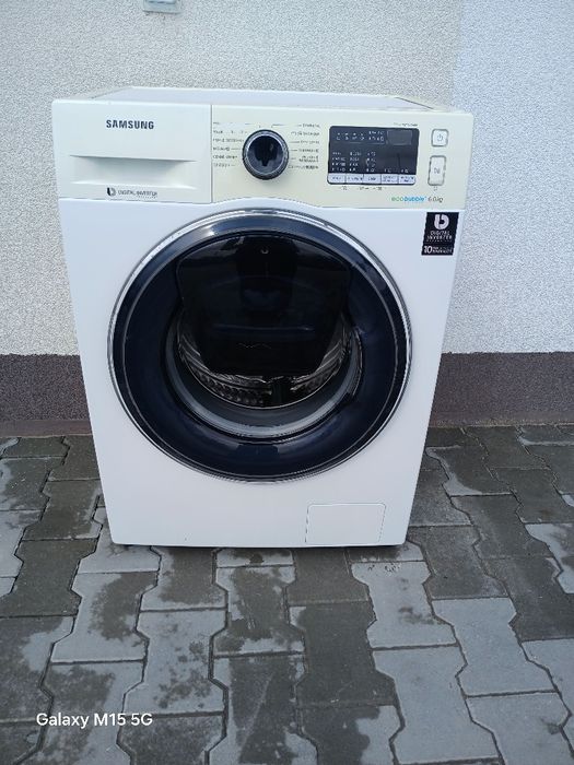 Пральна машина Samsung eco bubble 6kg. Пралка з інвенторним двигуном.