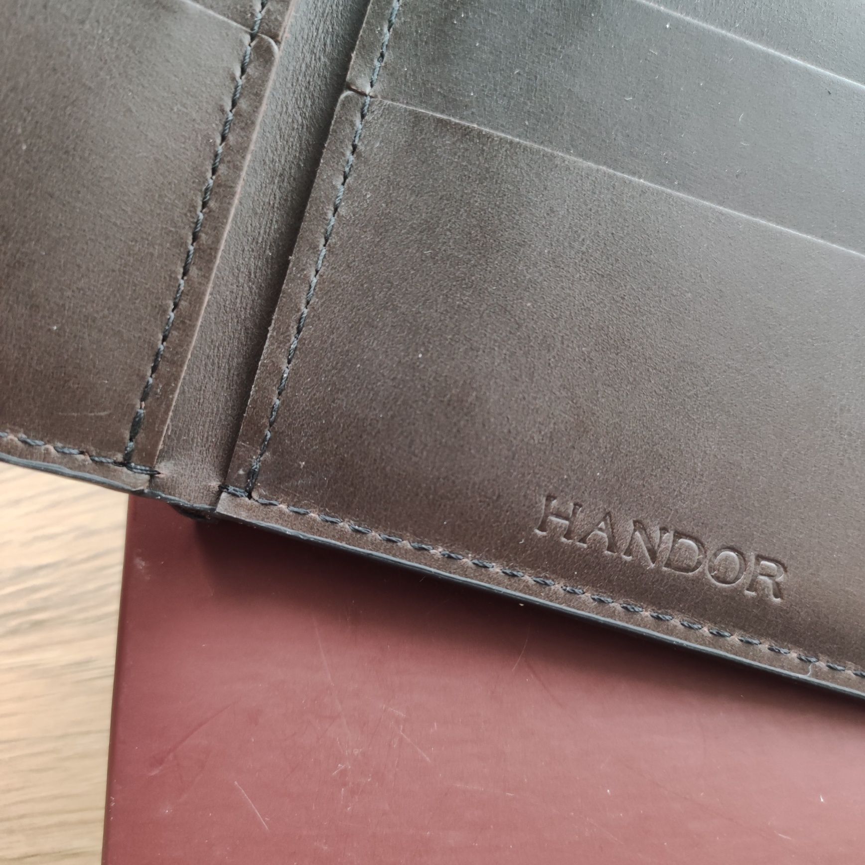 Чоловіче портмоне шкіра натуральна Handor