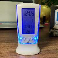 Електронний годинник-будильник з термометром та Led-підсвічуванням