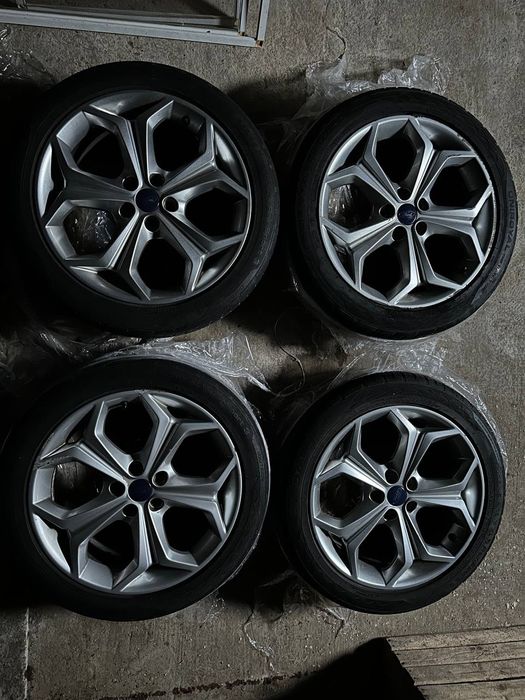 Оригінальні титанові диски r 18   ФОРД МОНДЕО 4 + шини