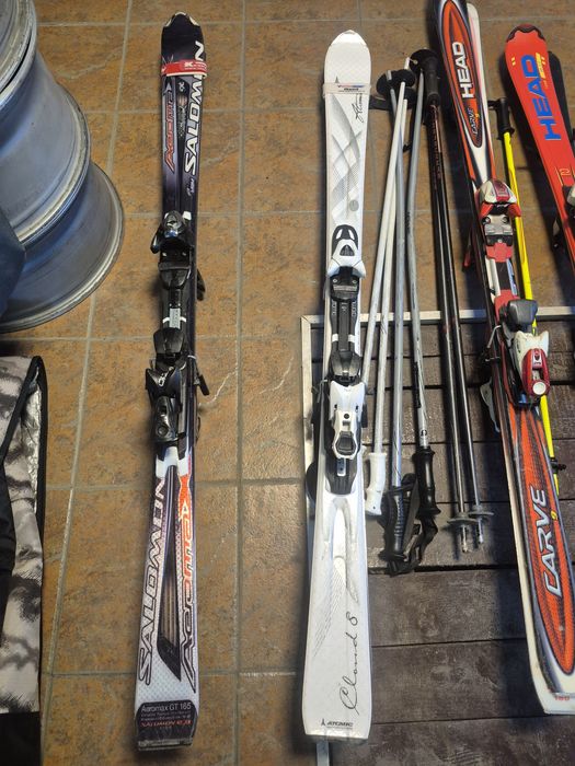 Зимові лижі Salomon, Atomic,Head, Fisher