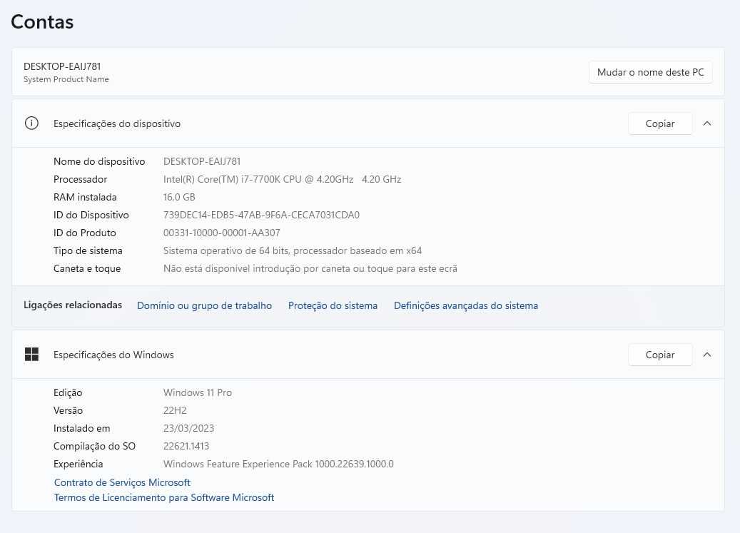 PC Completo Workstation Core i7 7700K 4.2GHz c/ Nvidia K2200