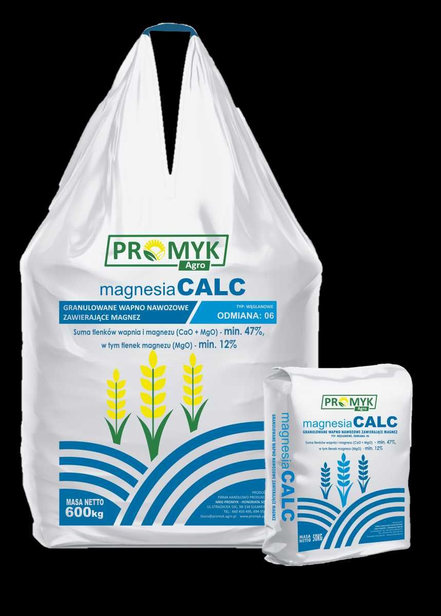 Wapno MAGNESIA-CALC CaO+MgO worek 25kg Promyk
