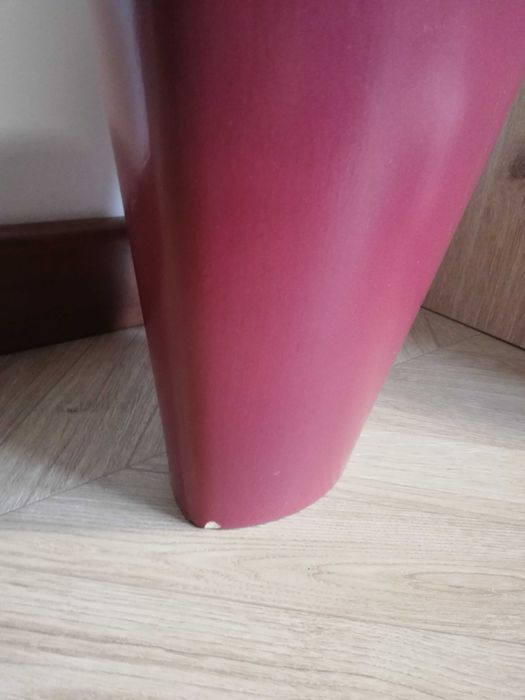 Wazon ceramiczny ASA Selection bordowy 34cm DUŻY