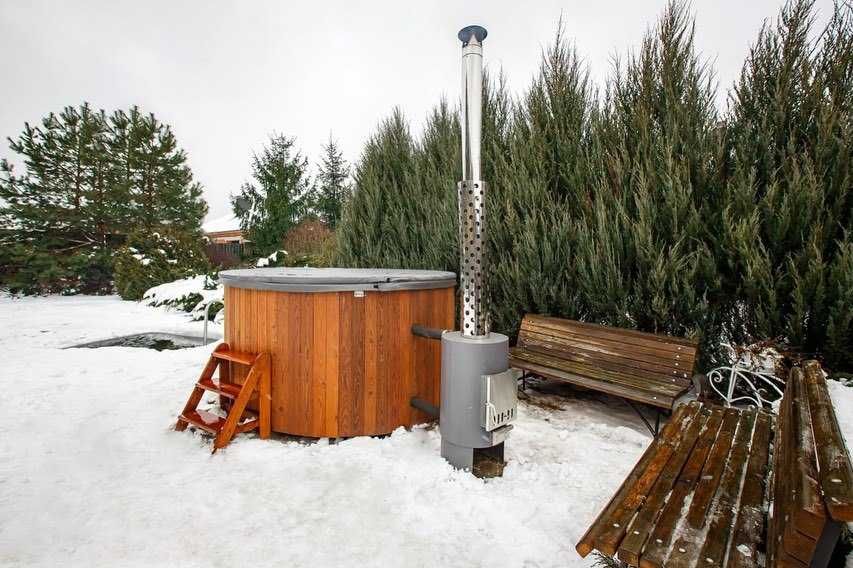 Balia ogrodowa COMFORT piec zewnętrzny | 2-8 - osobowa, jacuzzi, spa