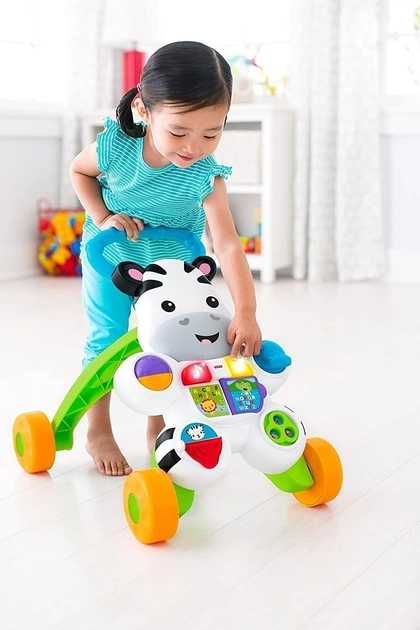 Интерактивные ходунки Зебра Fisher-Price Learn with Me Zebra Walker