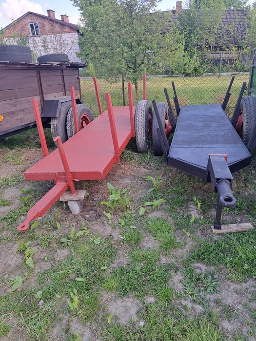 Wóz i przyczepka ciągnikowa do lasu