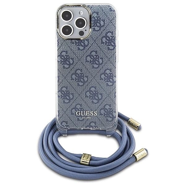 Guess GUHCP16XHC4SEB iPhone 16 Pro Max 6.9" niebieski/blue hardcase Cr
