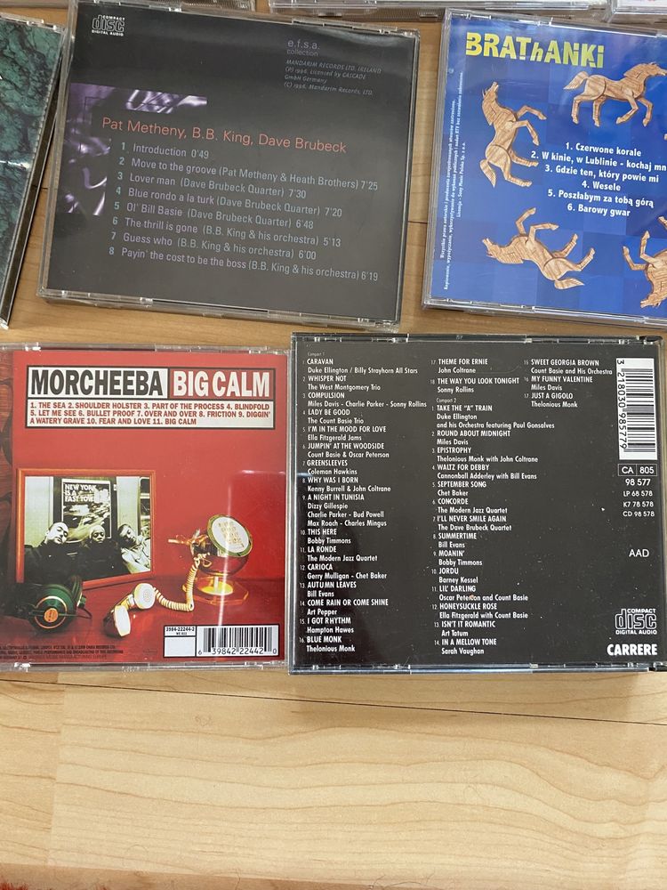 Płyty CD Brathanki, Storyville Jazz Band, polski rock i  inne