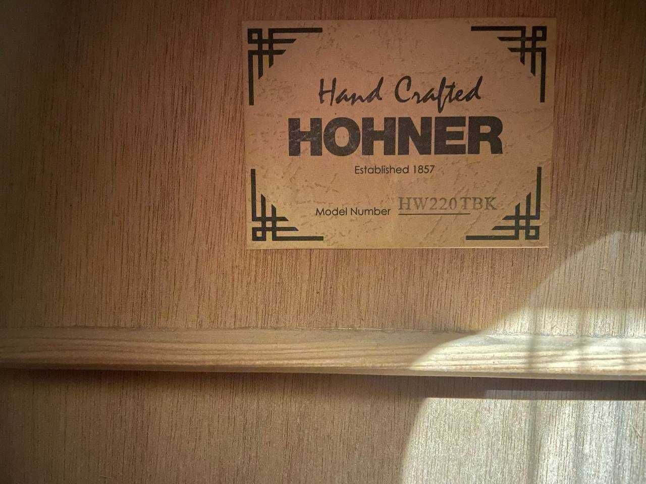 Акустика гітара Hohner HW 220 - tbk з чохлом і ременем
